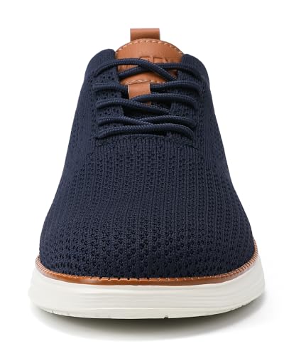 Image of VILOCY Men's Casual Dress Sneakers Lace-Up Oxfords Business Mesh Breathable Walking Shoes Tennis Comfortable