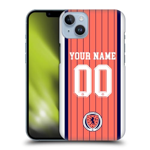 Coque iPhone 14 Plus Maillot Écosse Extérieur 2026/27 Head Case Designs rigide personnalisée