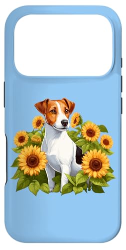 Womens & Girls JRT Dog Lover Mom Sun Flowers Jack Russell �X�}�z�P�[�X iPhone 17 Pro �p