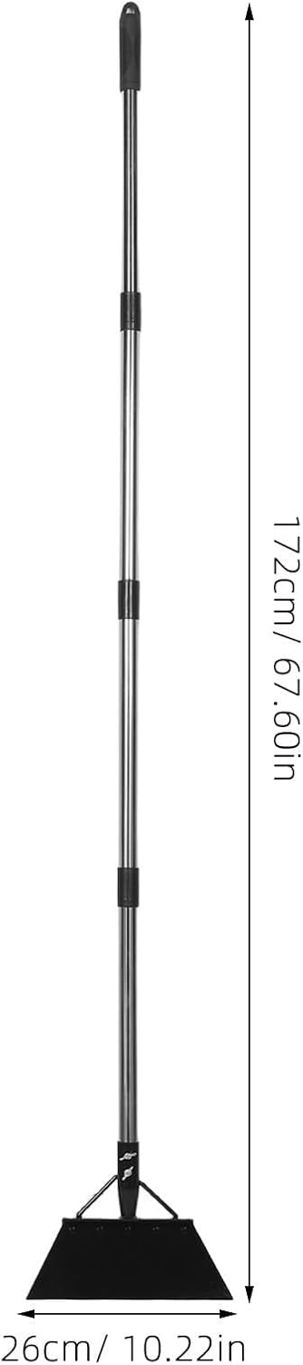 Inch Boat Bottom Cleaning Hull Scraper with 9.3 Inch Wide Heat-Treated Steel Blade, Stainless Steel Barnacle and Mussel Remover Tool for Cargo Ships and Stables, Reduces Fatigue