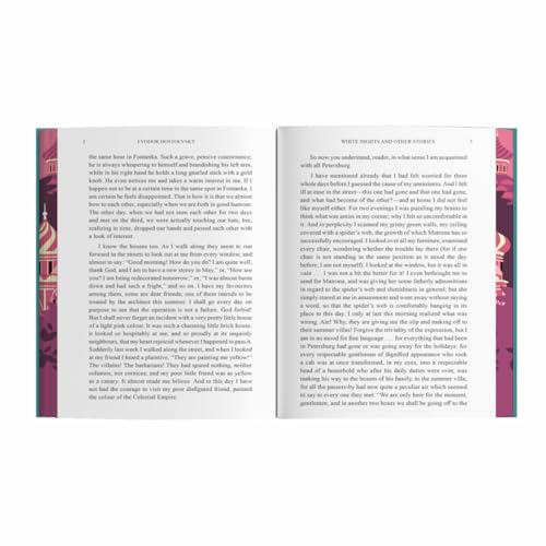 Image of White Nights & Other Stories by Fyodor Dostoyevsky : Wilco Classics Sprayed Edge Premium Hardback Edition