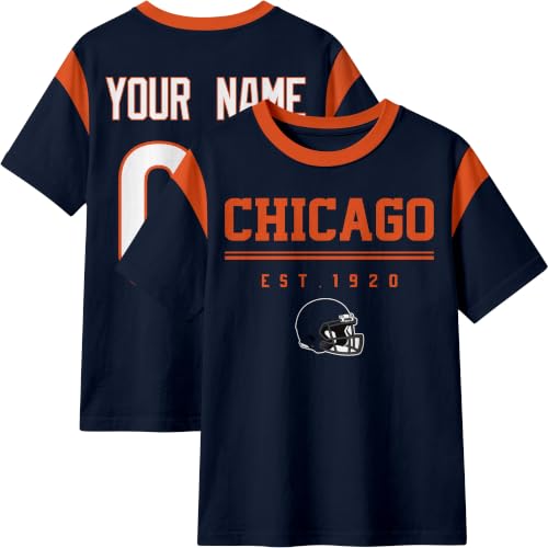 Image of T-Shirt Custom Crewneck Short Sleeve for Men Gifts | Custom T-Shirt Personalized Name and Number