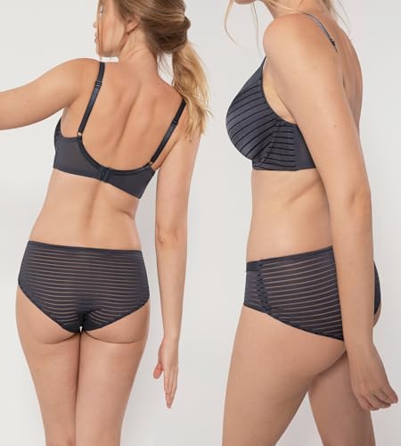 Dorina D17143 Carmen Light Padded Everyday Bra Supportive Underwire Balcony Balconette 3/4 Cup Demi T-Shirt Bra thumb #5