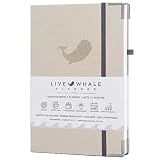 Live Whale Grey Accents Line. Undated Planner, 12 Month Full Focus Weekly Planner/Monthly Productivi