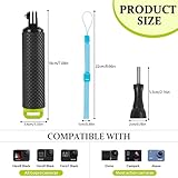 Waterproof Floating Handle Grip Anti-Slip Floating Bobber Stick Floaty Handler Holder Mount with Lanyard for Go Pro Hero 11/10/9/8/7/6/5/4/3 Session DJI Osmo and Other Action Cameras - Image 2