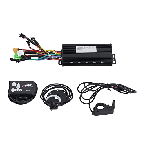 Kit de controlador para bicicleta eléctrica, controlador de Motor de 3 modos de onda sinusoidal 30A, Panel de visualización S800, Sensor PAS, Kit de acelerador de pulgar de 24V,