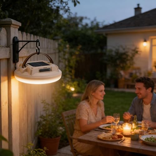 Lanterne de camping 4 modes rechargeable et lampe de secours étanche - 2
