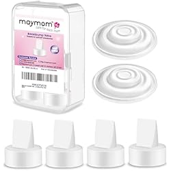 Maymom Pump Parts Work With Spectra S2 Spectra S1, 24mm Flange Valve Tube Bottle Backflow Protector Not Original Spectra S2 Accessories Replace Spectra Duckbill Valve Spectra Bottle Spectra Flange  P 1300 - View #14