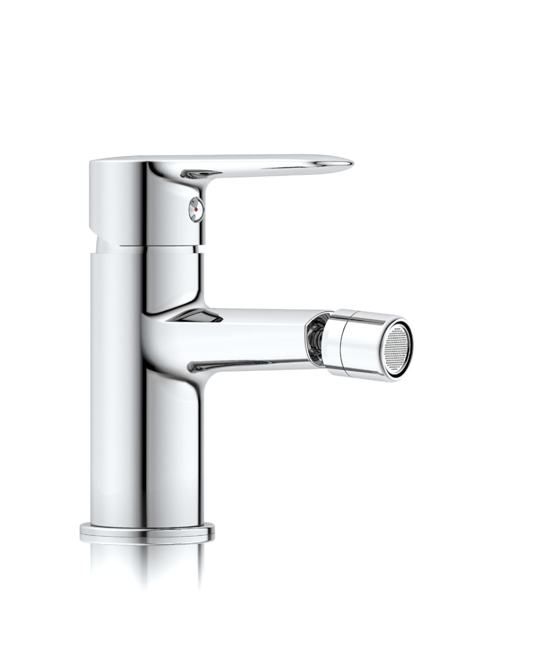 Coppia di rubinetti bagno monocomando, miscelatori lavabo e bidet cromo - Boleco