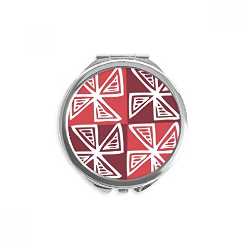 Espejo de bolsillo portátil con diseño de tótems de la civilización antigua de México