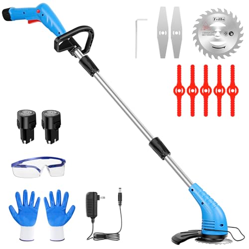 Lipoliftco Weed Wacker Cordless, 12V Battery Powered Lawn Edger, Grass