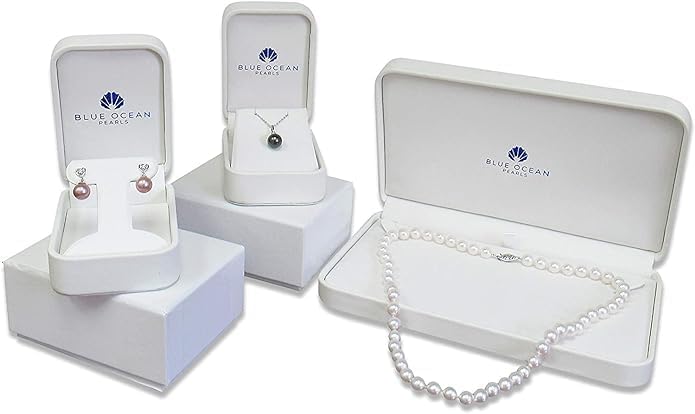 14K Gold White Japanese Akoya Cultured Pearls 18" Silk-Knotted Strand Pearl Necklace - Choice of Pearl Size & Clasp Gold Color - Image 7