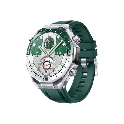 Image of HUAWEI WATCH Ultimate 2 Smart Watch, Pro Golf Performance, 150-Meter Diving Watch, Sonar-based Underwater Communication, X-TAP Technology, eSIM Cellular Calling, Green