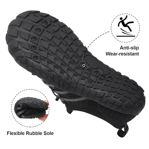 Image of XIHALOOK Athletic Hiking Water Shoes Womens Mens Quick Dry Barefoot for Beach Walking Kayaking Surfing Training