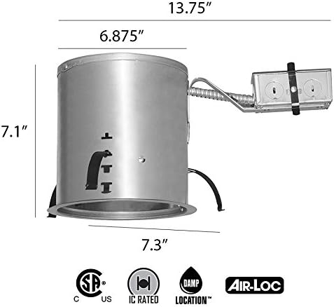 Miniatura 8 de Juno Lighting Group IC23R-LEDT24 IC23R-LEDT24 IC Remodel 6IN 120V carcasa empotrada,