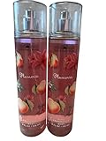 Bath and Body Works (2) Plumeria Fine Fragrance Mists-8 oz. Bottles