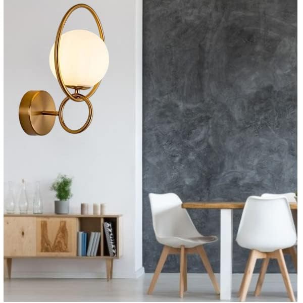 Image of Wall Lamp Chandelier Pendant Light, Home Decor for Bedroom, Living Room, Hallway, Cafe, Hotel, Restaurant (DOUBLERING Wall LAMP with LED Bulb Pack of 1)