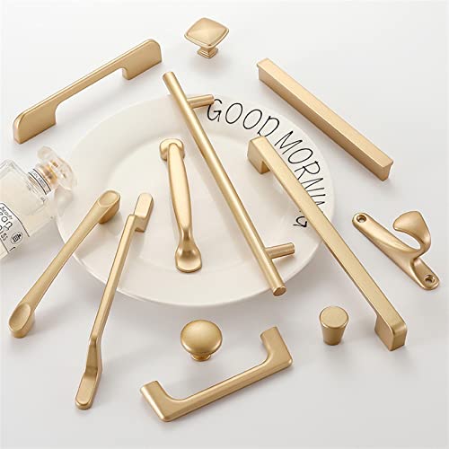Poignées d'armoire en or mat boutons de tiroir placard cuisine - 2