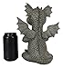 Ebros Gift Zen Meditating Fiery Yoga Dragon Garden Statue Faux Stone Resin Finish 10
