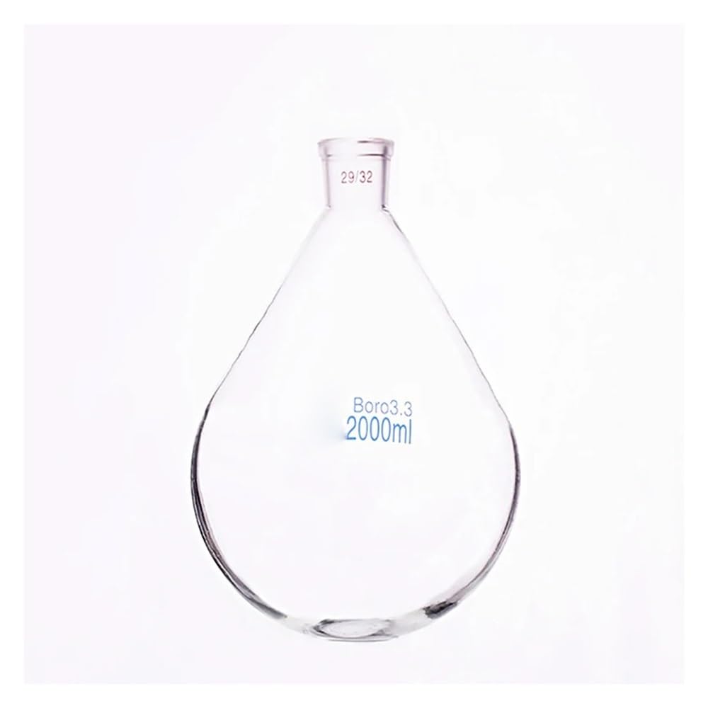 Cristalería de Laboratorio Boca de molienda estándar de cuello corto Capacidad 50 ml-5000 ml Matraz de unión 29/32(2000mL)