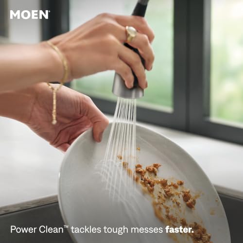 Moen Essie Pre-Rinse Pulldown Kitchen Faucet w/Soap, 87814SRS - image 4