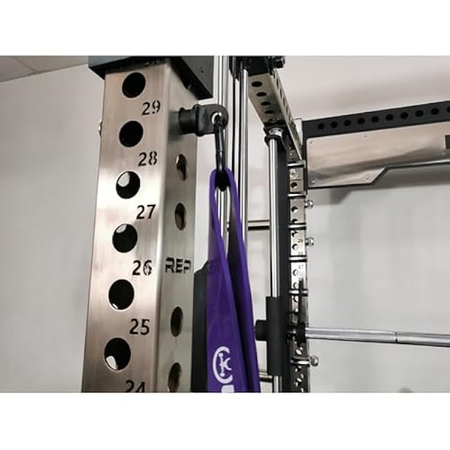 Power Cage Squat Rack Home Gym Accessory, Fits 3x3 Rack with 1 Hole