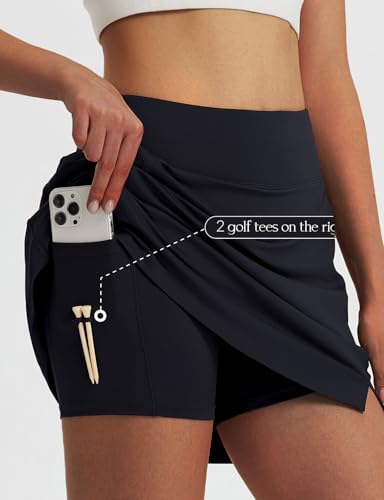 Jupe de sport avec short intégré et taille haute extensible