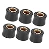 TUCKBOLD 6pcs Motorcycle 10mm Inner Diameter Rear Shock Absorber Cushion Rubber Ring Shock Absorber Bushing Automotive Parts