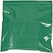 4 x 6 in. 2 Mil Green Reclosable Poly Bags - Pack of 1000