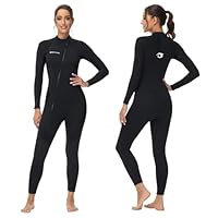 Muta Neoprene Donna Owntop 3mm - Cerniera Pettorale Per Surf, Sub, Snorkeling