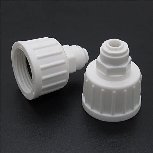 Pxyelec Plastic Female 24mm Female to 6.6mm OD Tube Quick Connector Fitting, Push Fit Plumbing Fittings for RO Water Filter Pack of 5 - Image 4
