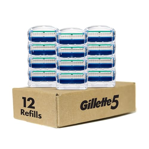 Gillette 5 Men's 5-Blade Razor Blade Refills, 12 Count - image 7