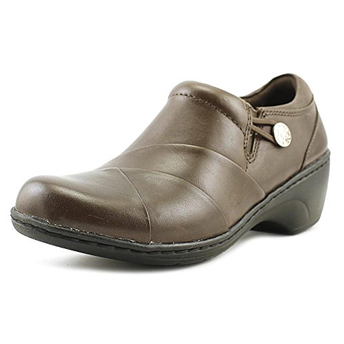 CLARKS Womens Channing Ann Shoe, Size: 6.5 B(M) US, Color Dark Brown Leather