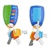 Jorzer 1pc Flash Music Remote-Auto-schlüssel-Baby-Spielzeug-Interactive Frühe Pädagogische Entwicklung Spielt Für Kinder Geburtstags-Geschenk-Partei-Festival (blau)