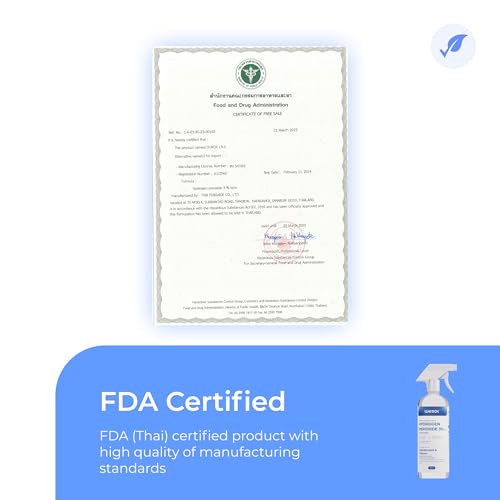 Wesol Hydrogen Peroxide 3% Food Grade | Multi-Use Disinfectant | Kills 99.9% Germs & Viruses | 500ml Pack - Best For Cleaning, General... - Image 3