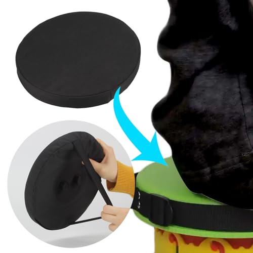 Image of Telescopic Stool Cushion with Memory Foam, Round Thickened Collapsible Stool Chair Pads, Retractable Folding Stool Cushion with Elastic Strap, Fits Round Retractable Folding Stools, 1 Pack