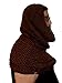 Womens Hooded Poncho, Crochet Brown Capelet, Oatmeal Hood, Chunky Scoodie, Fantasy Hood, Faery Hood