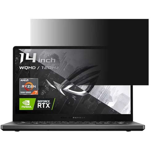 ASUS ROG Zephyrus G14 GA401QC 14C` 16:9 Ή `h~tB^[ vCoV[tB^[ u[CgJbg ˖h~ PC p\R j^[ ̂h~ ʕیtB یV[g EȒP ʎgp