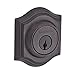 Baldwin Reserve SCTAD112S Single Cylinder Traditional Arch Deadbolt with Smartkey Venetian Bronze Finish