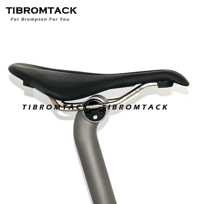 Piliers De Siège Brompton - Acier - Longueur Étendue ÉDITION NOIRE