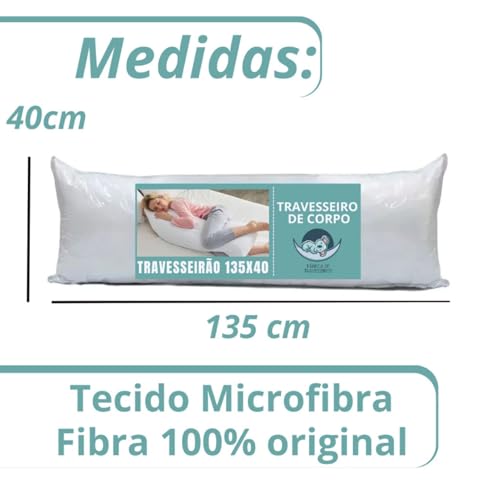Travesseiro Body Pillow Confortável Dormir E Amamentação，Travesseiro De Corpo Body Pillow 40cm X 1,3