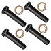 CALTRIC FRONT A-ARM LONG BUSHINGS Fits POLARIS SPORTSMAN 500 4X4 1996-2002 w/Spacers