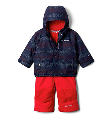 Columbia Baby Buga Set, Collegiate Navy Dotscape Print/Mountain Red, 6/12 #TOP5