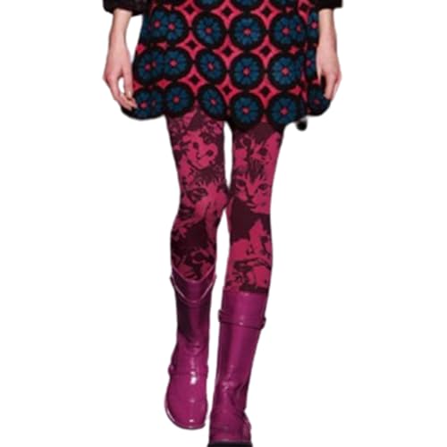 Luxury Fashion Show Cat Print Women's Patterned Tights with Designs 140D Velvet Pantyhose Opaque Stockings