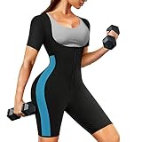 SCARBORO Hot Women Neoprene Full Body Shapewear Sweat Sauna Suit Slim Weight Body Shaper Waist Train