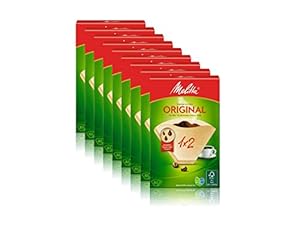Melitta Filtertüten 1x2 naturbraun, 80 Stück