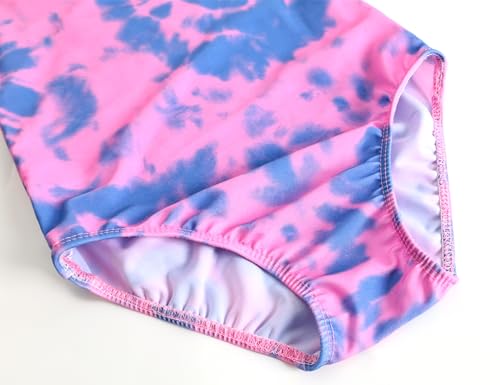 Image of TENVDA Girls One Piece Swimsuits Sport Halter Swimwear Beach Bathing Suit