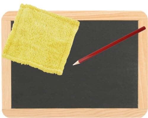 ECHTE Schiefertafel 22x30 cm Set ink. Schiefergriffel und Tafellappen