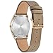 Citizen Unisex Eco-Drive Dress Classic Eco Watch, Beige Leather Strap, Pink Dial, 2 Hand (Model: AR3123-00X)