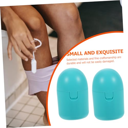 Ipetboom 8 Peças Caixa de armazenamento do limpador de itens pessoais copo de menstruação de silicon
